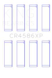 King Engine Bearings Mitsubishi 4B11T EVO X 2007+ (Size STD) Performance Rod Bearing Set