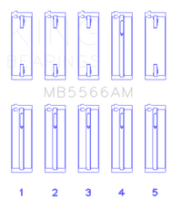 Cargar imagen en el visor de la galería, King Engine Bearings Audi A4 1.8L AEB (Size STD) Main Bearing Set