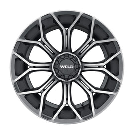 Weld Off-Road W112 22X12 Gradient 6X135 6X139.7 ET-44 BS4.75 Satin Black w/ Machine Lip DDT 106.1
