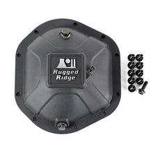 Cargar imagen en el visor de la galería, Rugged Ridge Boulder Aluminum Differential Cover Dana 44 Black