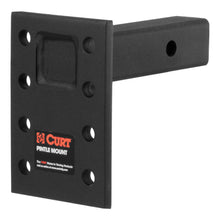 Load image into Gallery viewer, Curt Adjustable Pintle Mount (2in Shank 10000lbs 7in High 6in Long)