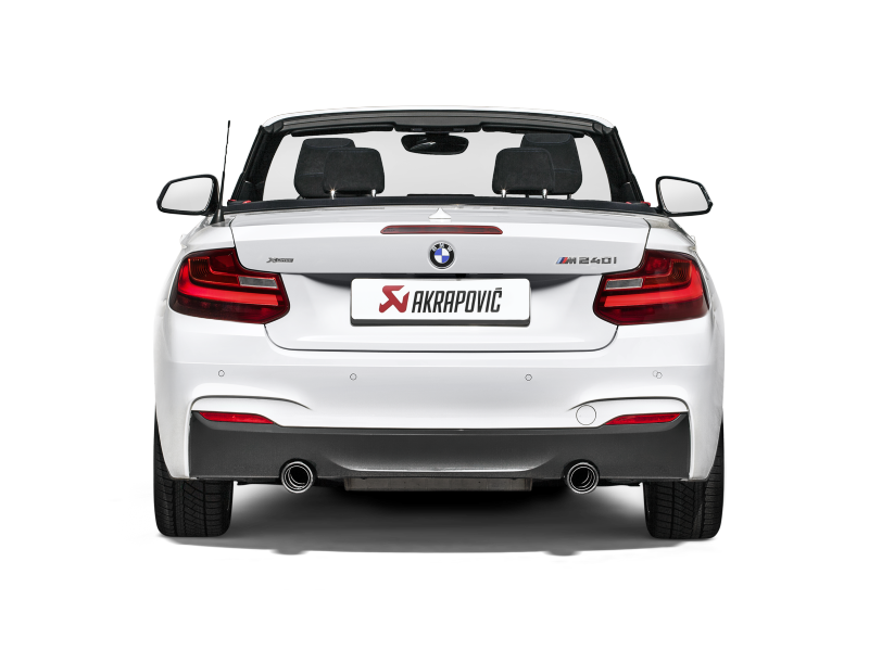 Akrapovic 16-17 BMW M240i (F22 F23) Evolution Line Cat Back (SS) w/ Carbon Tips (Req. Link Pipe)