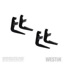 Cargar imagen en el visor de la galería, Westin 2002-2008 Dodge Ram 1500 Quad Cab Running Board Mount Kit - Black