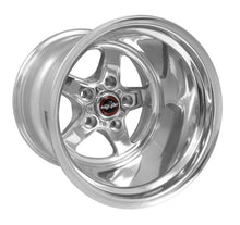 Cargar imagen en el visor de la galería, Race Star 92 Drag Star 15x14.00 5x4.75bc 4.00bs Direct Drill Polished Wheel