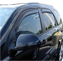 Cargar imagen en el visor de la galería, AVS 05-09 Chevy Equinox Ventvisor In-Channel Front &amp; Rear Window Deflectors 4pc - Smoke