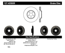 Cargar imagen en el visor de la galería, StopTech 06-07 350Z / 05-07 G35 exp Sport/ 06-07 G35X SportStop Slotted &amp; Drilled Front Right Rotor