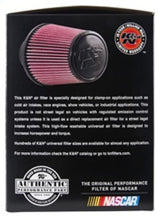 Cargar imagen en el visor de la galería, K&amp;N Universal Rubber Filter - Round Tapered 6in Base OD x 3in Flange ID x 6in H