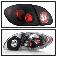 Cargar imagen en el visor de la galería, Spyder Toyota Corolla 03-08 Euro Style Tail Lights Black ALT-YD-TC03-BK