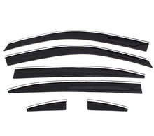 Load image into Gallery viewer, AVS 10-17 Cadillac SRX Ventvisor Low Profile Deflectors 6pc - Smoke w/Chrome Trim