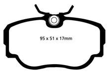 Cargar imagen en el visor de la galería, EBC 83-85 BMW 318 1.8 (E30) Redstuff Front Brake Pads
