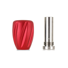 Load image into Gallery viewer, Mishimoto Steel Core Twist Shift Knob Red Aluminum