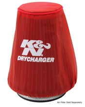 Cargar imagen en el visor de la galería, K&amp;N Red Drycharger 5.25in x 3in Round Tapered Air Filter Wrap