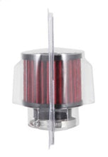 Cargar imagen en el visor de la galería, K&amp;N 1.5in Flange ID x 3in OD x 2.5in H Rubber Base Crankcase Vent Filter