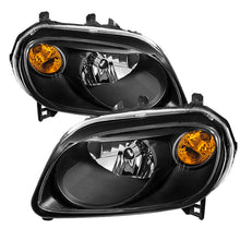 Cargar imagen en el visor de la galería, Xtune Chevy Hhr 2006-2011 Crystal Headlights Black HD-JH-CHHR06-BK