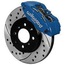 Cargar imagen en el visor de la galería, Wilwood DPHA Front Caliper &amp; Rotor Kit Drilled Honda / Acura w/ 262mm OE Rotor - Competition Blue