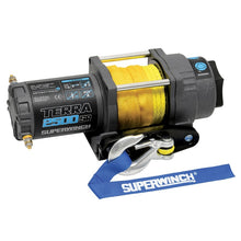 Cargar imagen en el visor de la galería, Superwinch 2500 LBS 12V DC 3/16in x 40ft Synthetic Rope Terra 2500SR Winch - Gray Wrinkle