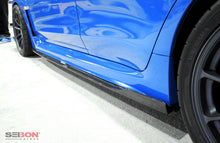 Cargar imagen en el visor de la galería, Seibon 15+ Subaru WRX/STI MB Style Carbon Fiber Side Skirts (Pair)