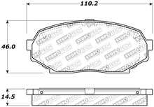 Load image into Gallery viewer, StopTech Performance 90-93 Mazda Miata Front Brake Pads D525