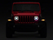 Cargar imagen en el visor de la galería, Raxiom 18-22 Jeep Wrangler JL/ JT 9-Inch LED Headlights w/ DRL and Halo- Black Housing (Clear Lens)