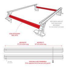 Cargar imagen en el visor de la galería, Go Rhino Universal XRS 49 3/4 Cross Rail Accessory Set - Tex. Black