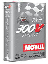 Cargar imagen en el visor de la galería, Motul 2L Synthetic-ester Racing Oil 300V SPRINT 0W15