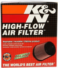 Cargar imagen en el visor de la galería, K&amp;N Universal Clamp-On Air Filter 4in FLG / 6-1/2in B / 4-1/2in T / 6in H