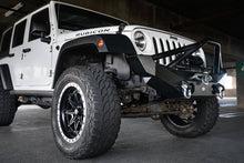 Load image into Gallery viewer, DV8 Offroad 07-18 Jeep Wrangler JK/JL FS-12 Mid Length Steel Front Bumper w/ Fog Lights