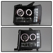 Cargar imagen en el visor de la galería, Spyder GMC Sierra 1500/GMC Sierra Denali 08-13 Projector LED Halo- LED Blk PRO-YD-GS07-HL-BK