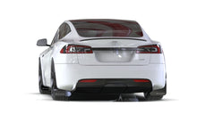 Cargar imagen en el visor de la galería, Rally Armor 21-26 Tesla Model S / S Plaid Black UR Mud Flap w/Red Logo