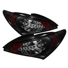 Cargar imagen en el visor de la galería, Spyder Hyundai Genesis 10-12 2Dr LED Tail Lights Black ALT-YD-HYGEN09-LED-BK