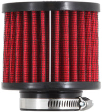 Cargar imagen en el visor de la galería, K&amp;N 1.5in Flange ID x 3in OD x 2.5in H Rubber Base Crankcase Vent Filter