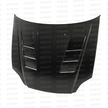 Cargar imagen en el visor de la galería, Seibon 99-00 Honda Civic (EM1/EJ6/7/8/EK9) TS-Style Carbon Fiber Hood