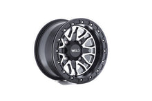 Cargar imagen en el visor de la galería, Weld UTV RF Series Raptor U501 15x10 Raptor Beadlock 4x136 5BS Satin BLK MIL