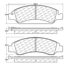 Cargar imagen en el visor de la galería, StopTech 2016 Chevy Tahoe Street Touring Front Brake Pads