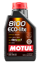 Cargar imagen en el visor de la galería, Motul 1L Synthetic Engine Oil 8100 5W20 ECO-LITE