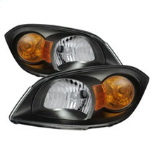 Cargar imagen en el visor de la galería, Xtune Chevy Cobalt 05-10 Crystal Headlights Black HD-JH-CCOB05-AM-BK