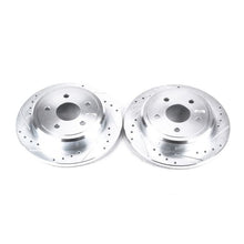 Cargar imagen en el visor de la galería, Power Stop 06-10 Jeep Commander Rear Evolution Drilled &amp; Slotted Rotors - Pair