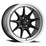 Konig Countergram 17x9 5x114.3 ET43 Matte Black / Matte Machined Lip