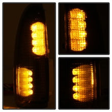 Cargar imagen en el visor de la galería, xTune Ford Superduty F250-F650 03-07 Amber LED Mirror Signal Lens - Smoke ACC-LED-FDSD99-MR-SM