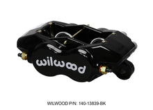 Cargar imagen en el visor de la galería, Wilwood Caliper-Forged DynaliteI-Black 1.38in Pistons .81in Disc