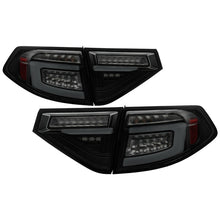 Cargar imagen en el visor de la galería, Spyder 08-14 Subara Impreza WRX Hatchback LED Tail Lights Seq Signal Blk Smoke ALT-YD-SI085D-SEQ-BSM