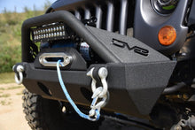 Load image into Gallery viewer, DV8 Offroad 07-18 Jeep Wrangler JK/JL FS-15 Steel Stubby Front Bumper w/ Fog Lights