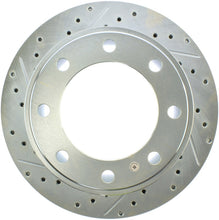 Cargar imagen en el visor de la galería, StopTech Select Sport Drilled &amp; Slotted Rotor - Front Left