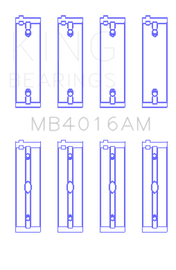 King Engine Bearings Mitsubishi 181CI 3.0L 6G72 V6 Main Bearing Set - Size STD