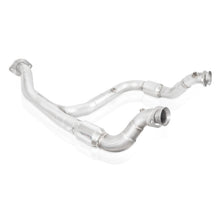 Cargar imagen en el visor de la galería, Stainless Works 15-18 F-150 3.5L Downpipe 3in High-Flow Cats Y-Pipe Factory Connection