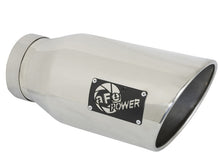 Cargar imagen en el visor de la galería, aFe MACHForce-Xp 5in Inlet x 7in Outlet x 15in length 409 Stainless Steel Exhaust Tip