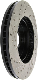 StopTech 02 Lexus ES 250/300/330/350 / 05-07 Toyota Avalon Slotted & Drilled Left Front Rotor