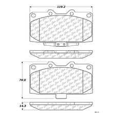 Cargar imagen en el visor de la galería, StopTech Street Touring 06-07 Subaru Impreza WRX/WRX STi Front Brake Pads