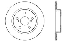 Cargar imagen en el visor de la galería, StopTech SportStop 10-13 Scion tC Slotted &amp; Drilled Left Rear Rotor