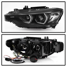 Cargar imagen en el visor de la galería, Spyder 12-14 BMW F30 3 Series 4DR Projector Headlights - LED DRL - Black (PRO-YD-BMWF3012-DRL-BK)